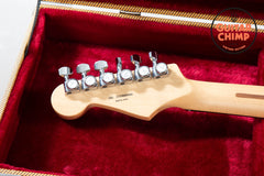 2019 Fender Japan MIJ Modern Stratocaster HH Black Tweed HSC Matching Headstock