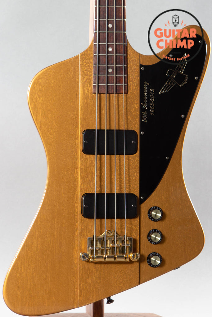 2013 Gibson 50th Anniversary Thunderbird Bullion Gold