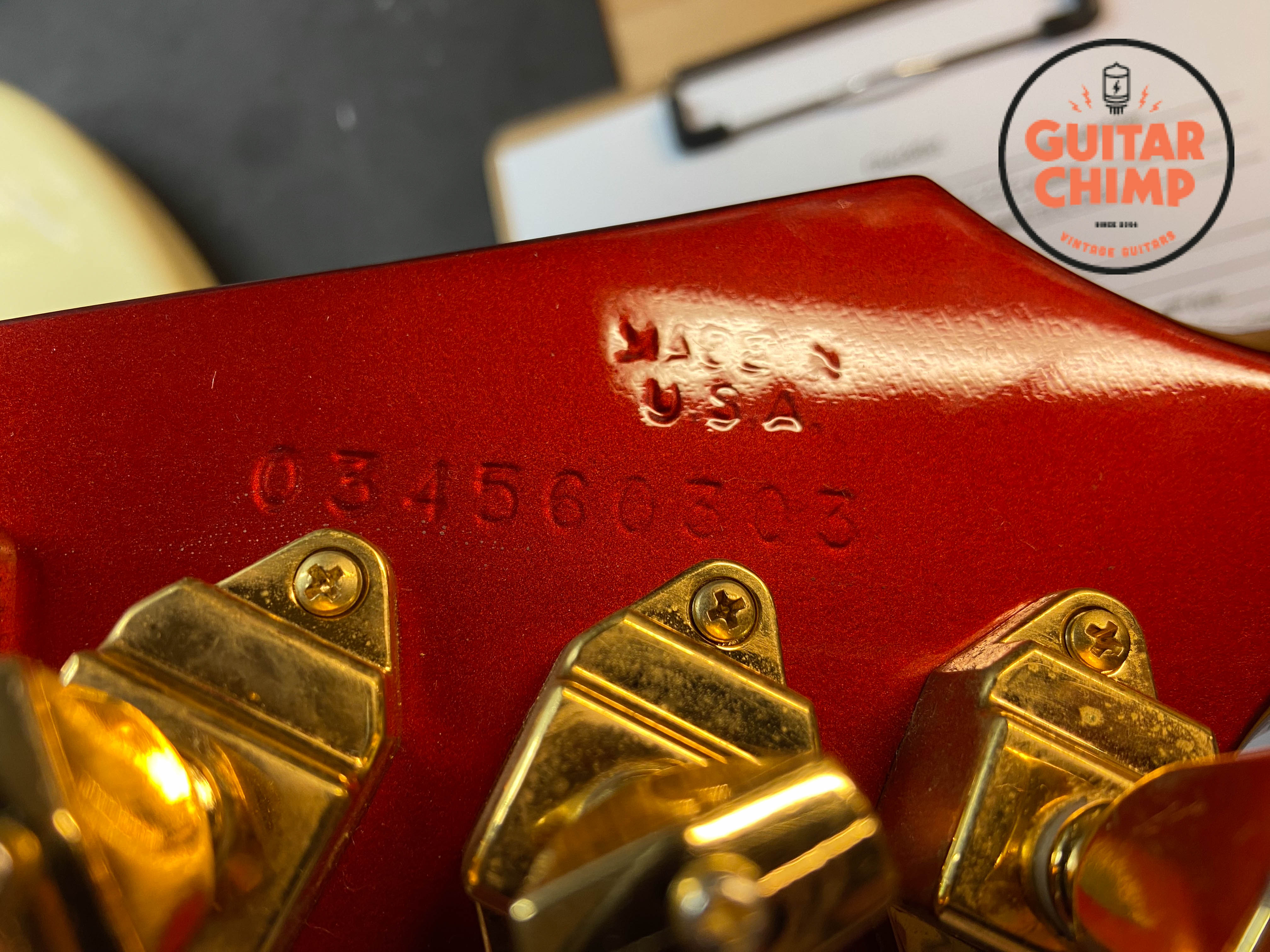 2006 Gibson Firebird VII Metallic Red Guitar Chimp