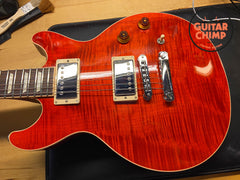 2014 Gibson Les Paul Classic 120th Anniversary Double Cutaway Trans Red Flametop