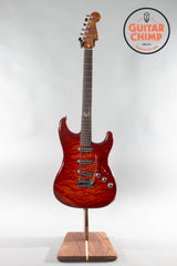 2014 Fender Custom Shop Paul Waller Masterbuilt Custom Classic Stratocaster Violin Burst AA Quilt Top