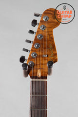 2014 Fender Custom Shop Paul Waller Masterbuilt Custom Classic Stratocaster Violin Burst AA Quilt Top