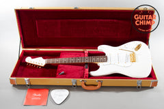 2025 Fender MIJ Japan Traditional Collection 60s Stratocaster White Pearl Matching Headstock Tweed HSC