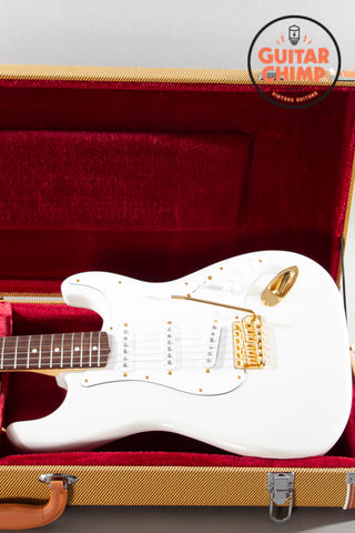 2025 Fender MIJ Japan Traditional Collection 60s Stratocaster White Pearl Matching Headstock Tweed HSC