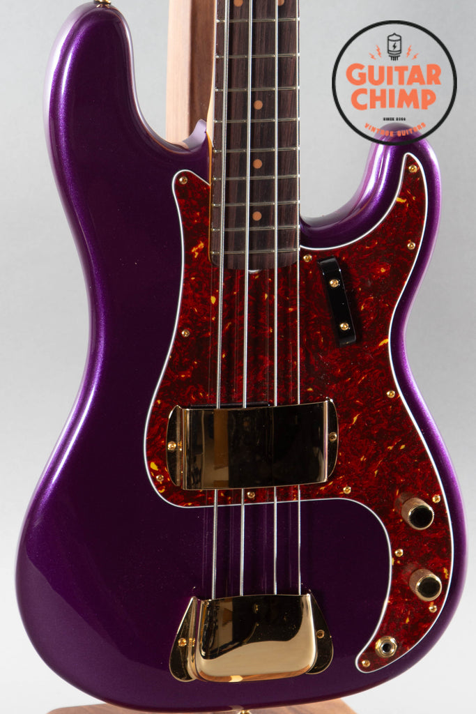 2018 Fender Limited Edition Midnight Hour Precision P Bass Purple Sparkle Gloss