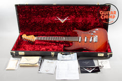 2014 Fender Custom Shop Paul Waller Masterbuilt Custom Classic Stratocaster Violin Burst AA Quilt Top