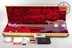 2018 Fender Limited Edition Midnight Hour Precision P Bass Purple Sparkle Gloss