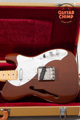 1986 Fender MIJ Japan TN70-85 MAHO Mahogany Thinline Telecaster Tweed HSC