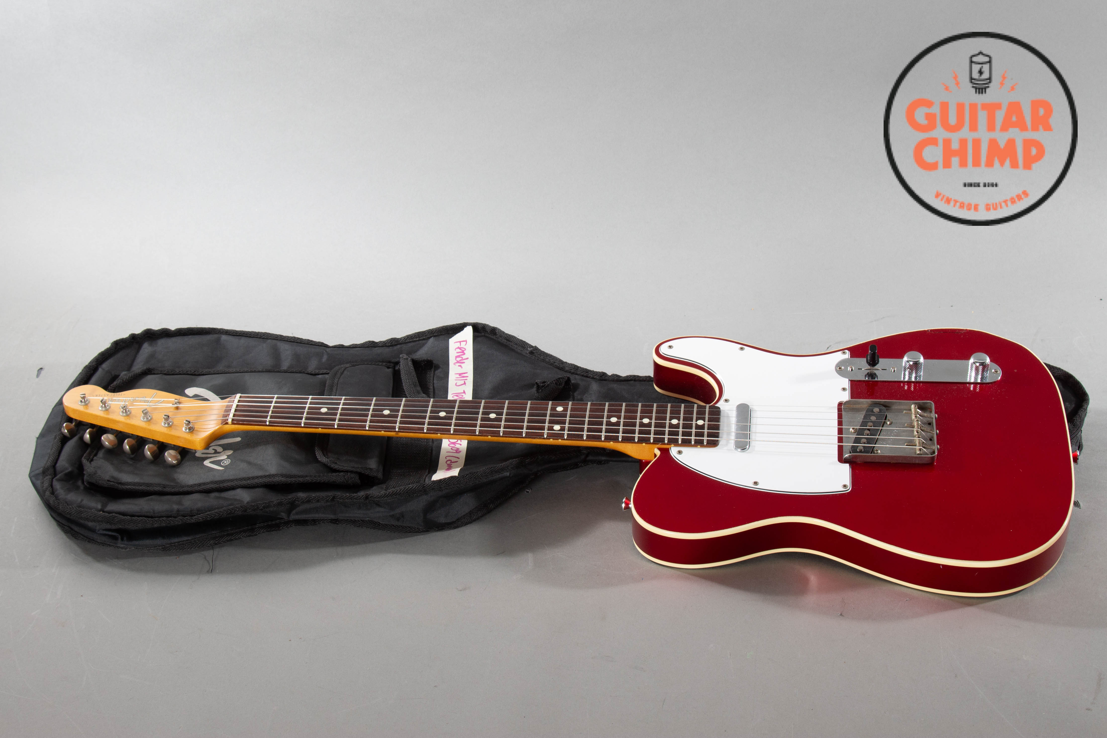 1997 Fender CIJ Japan Telecaster Custom TL62B ’62 Reissue Candy Apple Red