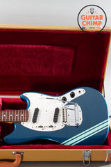 1999 Fender MIJ Japan MG-69 Mustang ’69 Reissue Competition Lake Placid Blue Tweed HSC