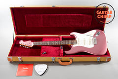 2025 Fender MIJ Japan Char Stratocaster Burgundy Matching Headstock Tweed HSC
