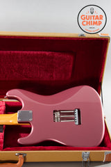 2025 Fender MIJ Japan Char Stratocaster Burgundy Matching Headstock Tweed HSC