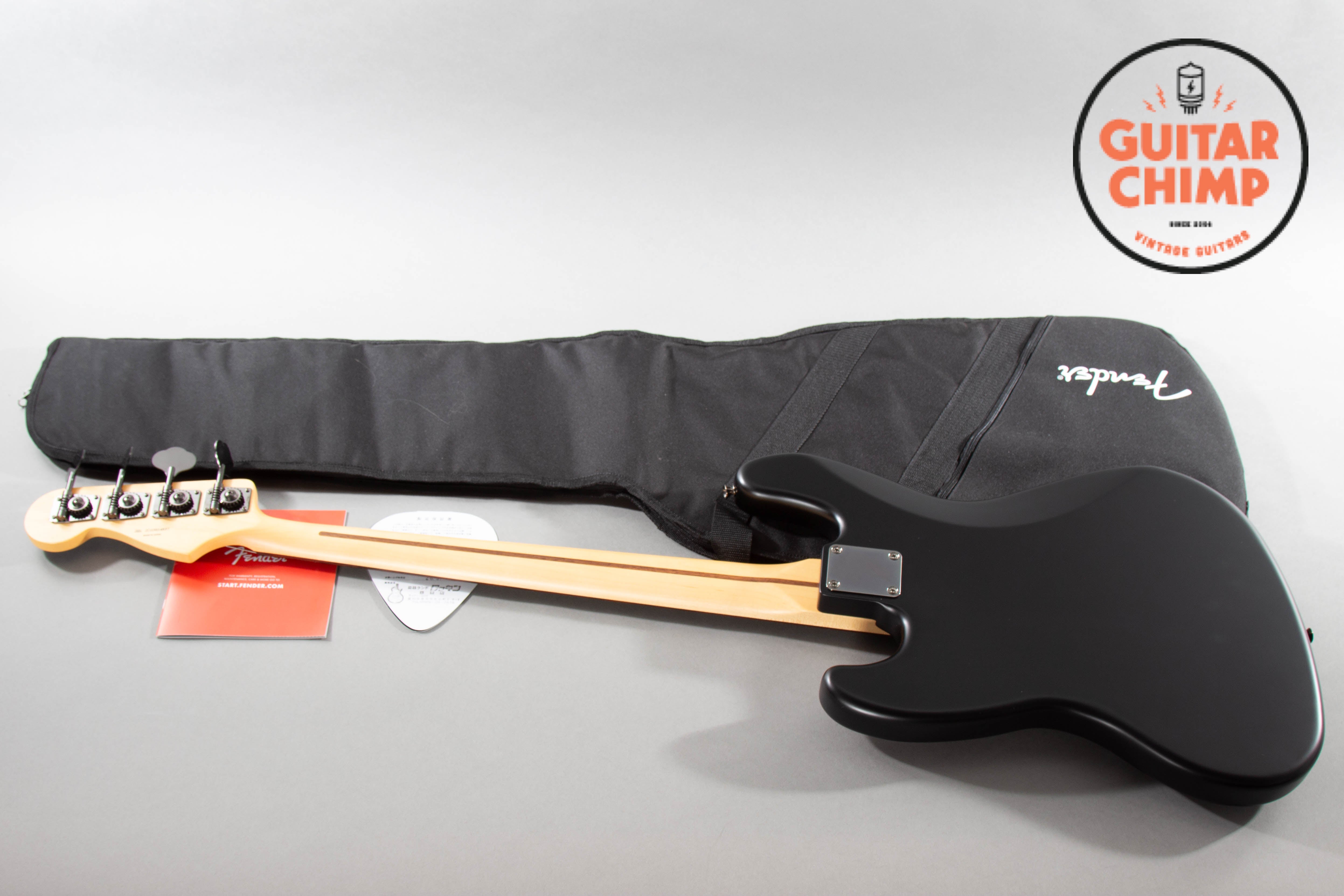 2025 Fender MIJ Japan Limited Hybrid II Jazz Bass Noir Black