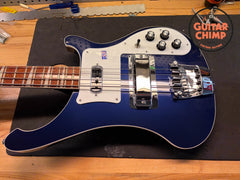 2010 Rickenbacker 4003 Midnight Blue Bass Rare Finish w/ OHSC