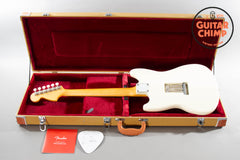 2022 Fender MIJ Japan Char Signature Mustang Olympic White Tweed HSC