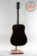 2010 Gibson Hummingbird Acoustic Guitar Ebony Black