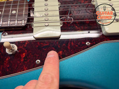 2025 Fender Japan MIJ FSR Hybrid II Jazzmaster Satin Ocean Turquoise Metallic Matching Headstock