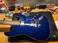 2021 Fender Japan MIJ Modern Stratocaster HH Deep Ocean Metallic w/ Tweed Case