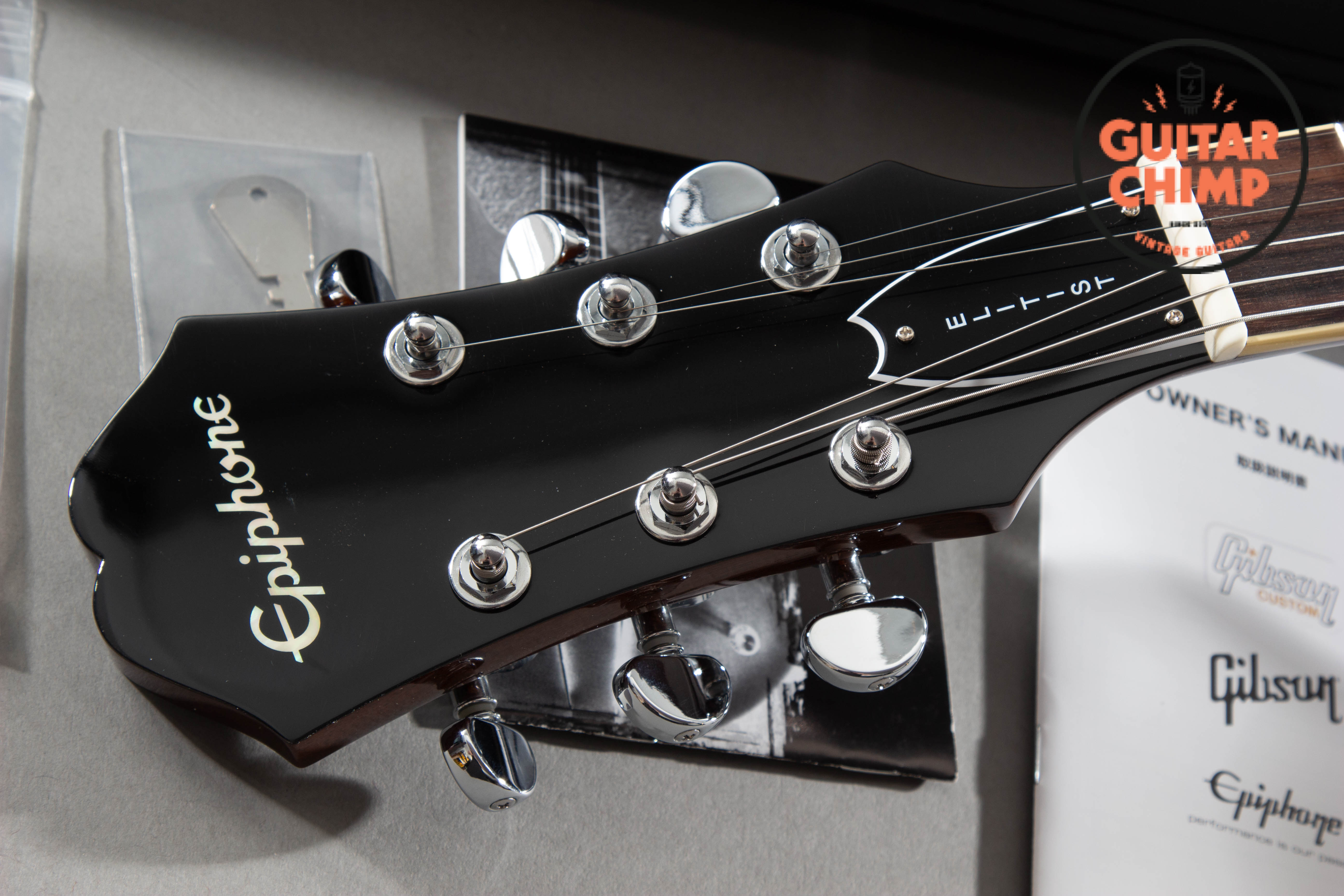 2019 Epiphone Elitist 1965 Casino Vintage Sunburst OHSC Japan