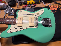 2010 Fender Japan MIJ JM66 ’62 Reissue Jazzmaster Seafoam Green Matching Headstock