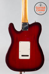 1991 Fender Telecaster Plus Deluxe Version 1 Crimson Burst ~Factory Tremolo~