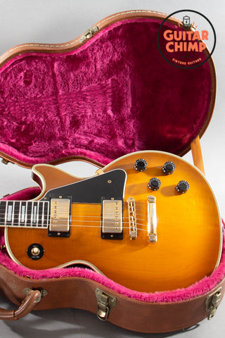1998 Gibson Les Paul Custom Plus Honeyburst OHSC Good Wood Era