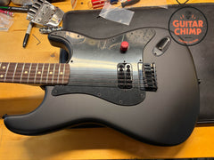 2024 Fender Tom DeLonge To The Stars Stratocaster Satin Black Signed COA