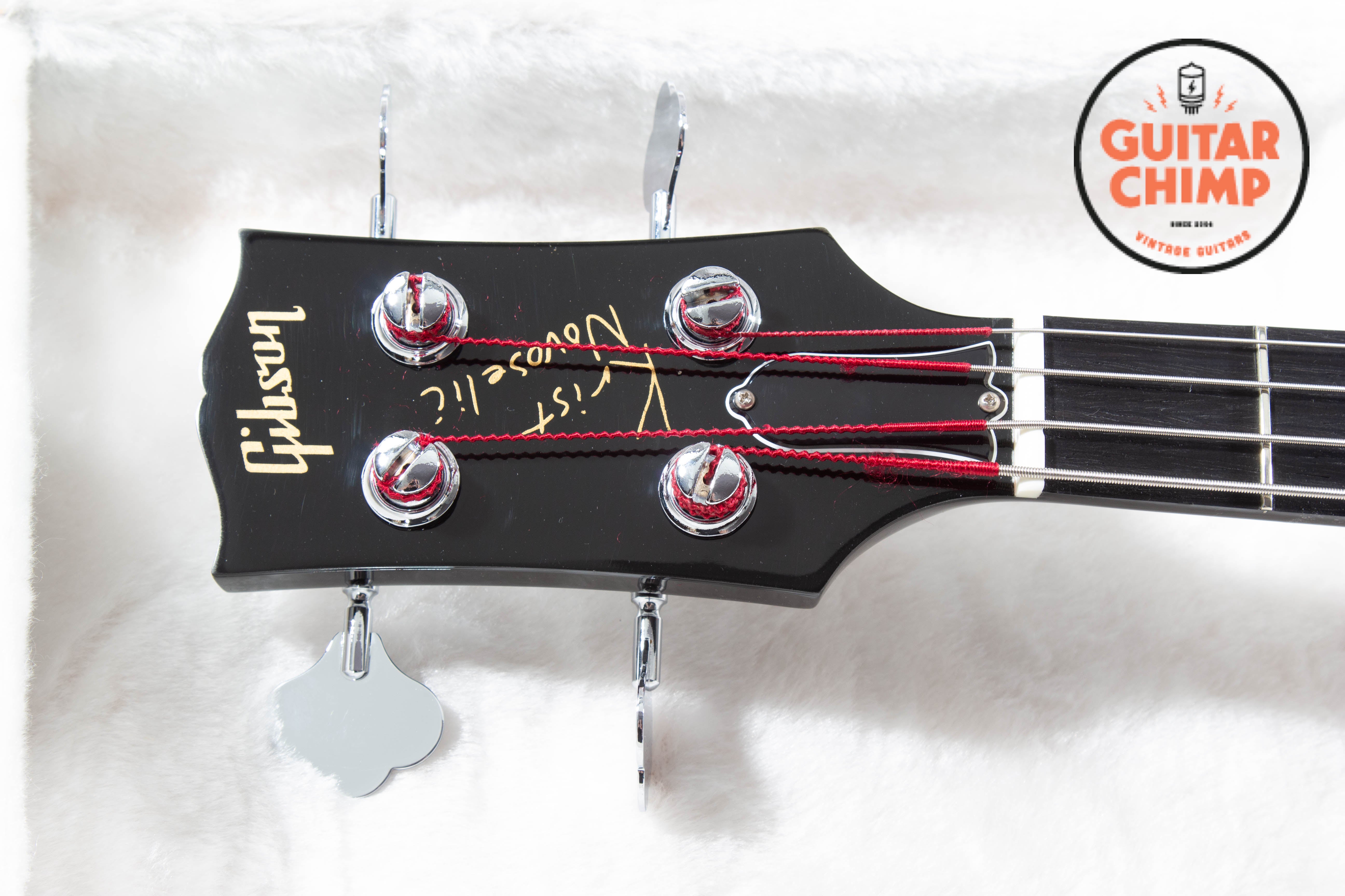 2012 Gibson Krist Novoselic Signature RD Bass Ebony OHSC Rare
