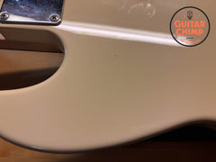 2007 Fender Japan MIJ Aerodyne Jazz Bass AJB Vintage White Matching Headstock