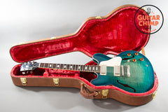 2017 Gibson ES-335 Figured Aquamarine OHSC