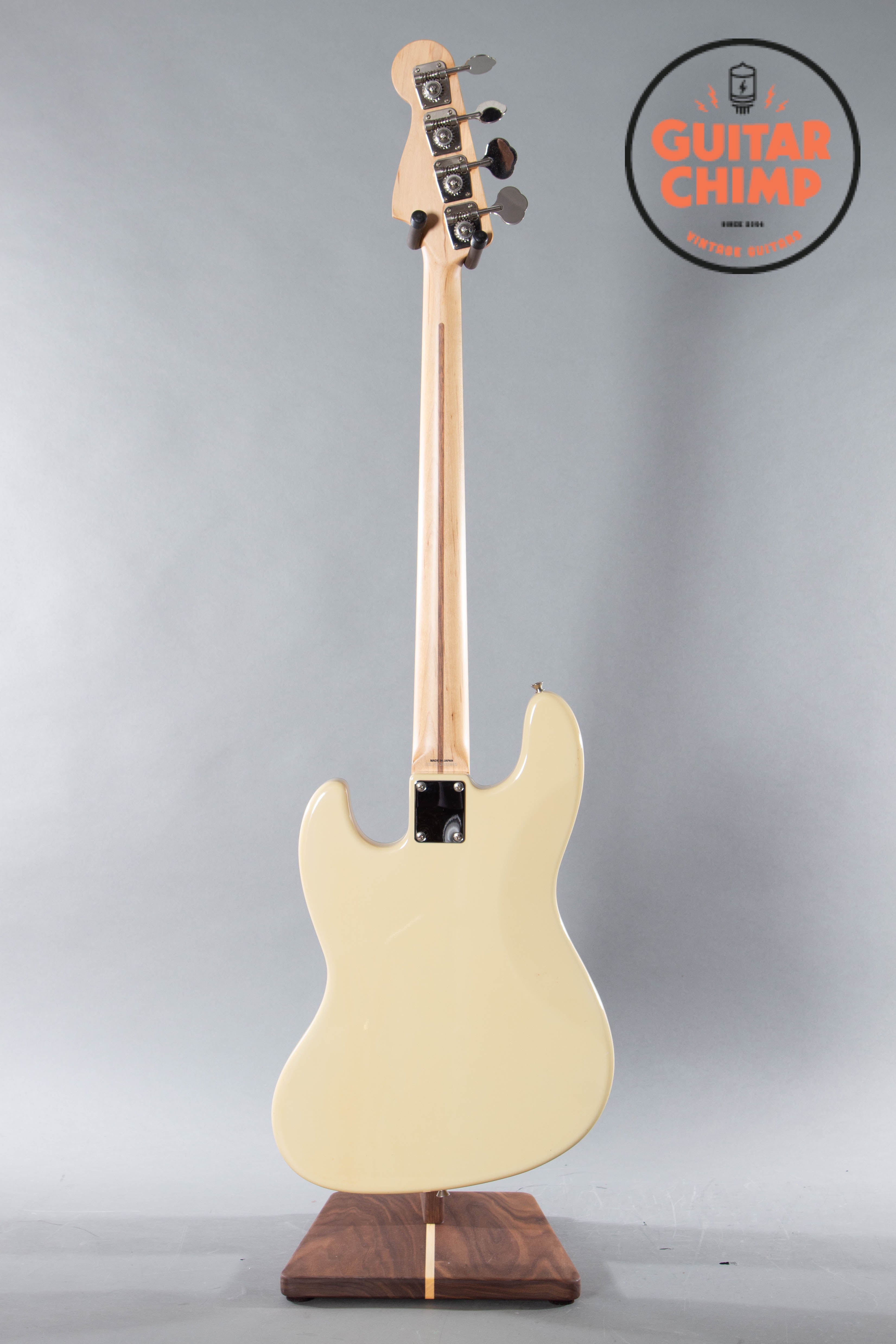 2012 Fender Japan AJB Aerodyne Jazz Bass Vintage White | Guitar Chimp