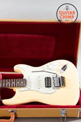 2021 Fender MIJ Japan Limited Edition Stratocaster Floyd Rose Vintage White Tweed HSC