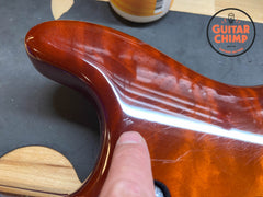 2014 Fender Custom Shop Paul Waller Masterbuilt Custom Classic Stratocaster Violin Burst AA Quilt Top