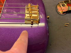 2018 Fender Limited Edition Midnight Hour Precision P Bass Purple Sparkle Gloss