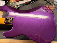 2018 Fender Limited Edition Midnight Hour Precision P Bass Purple Sparkle Gloss