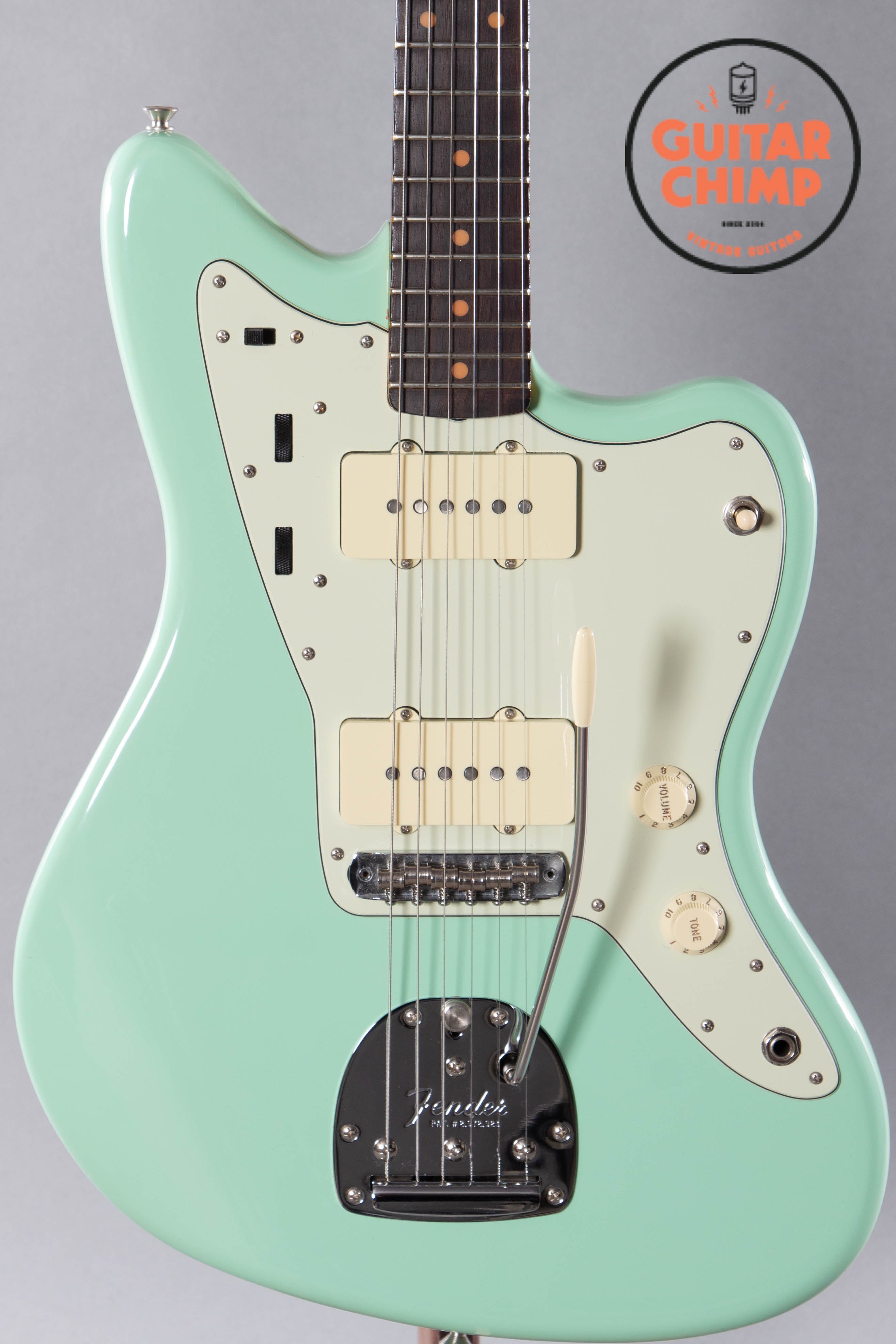 2019 Fender Limited Edition American Vintage '62 Jazzmaster Surf Green  Matching Headstock