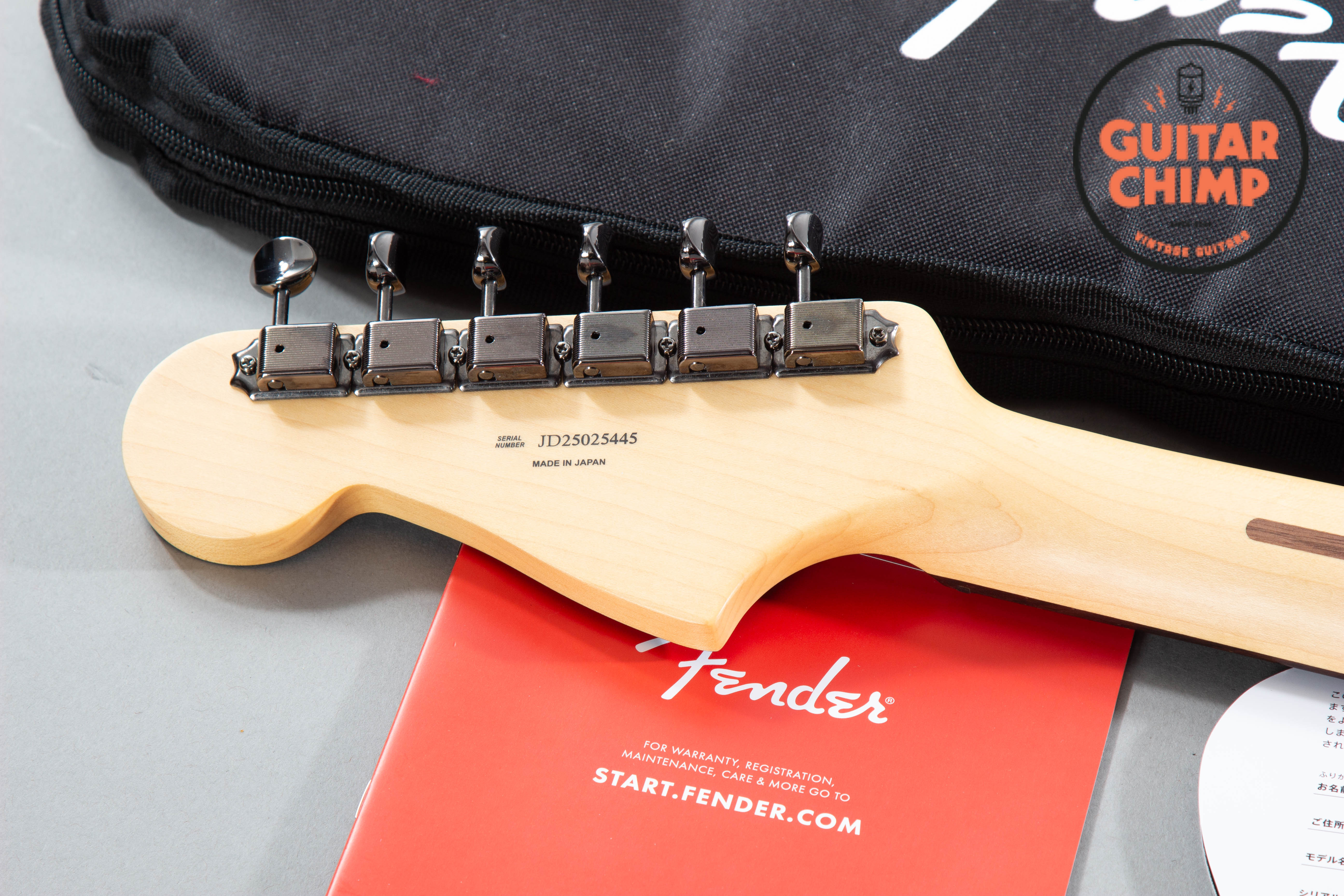 2025 Fender Japan MIJ Limited Hybrid II Jazzmaster Noir Black