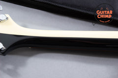 2011 ESP Edwards E-FV-125WB Michael Schenker Signature Flying V Black White