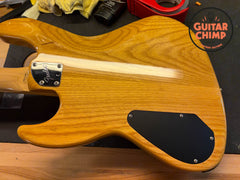 1990 Fender Japan MIJ JBR-800 Pro Feel Jazz Bass Natural Active FujiGen