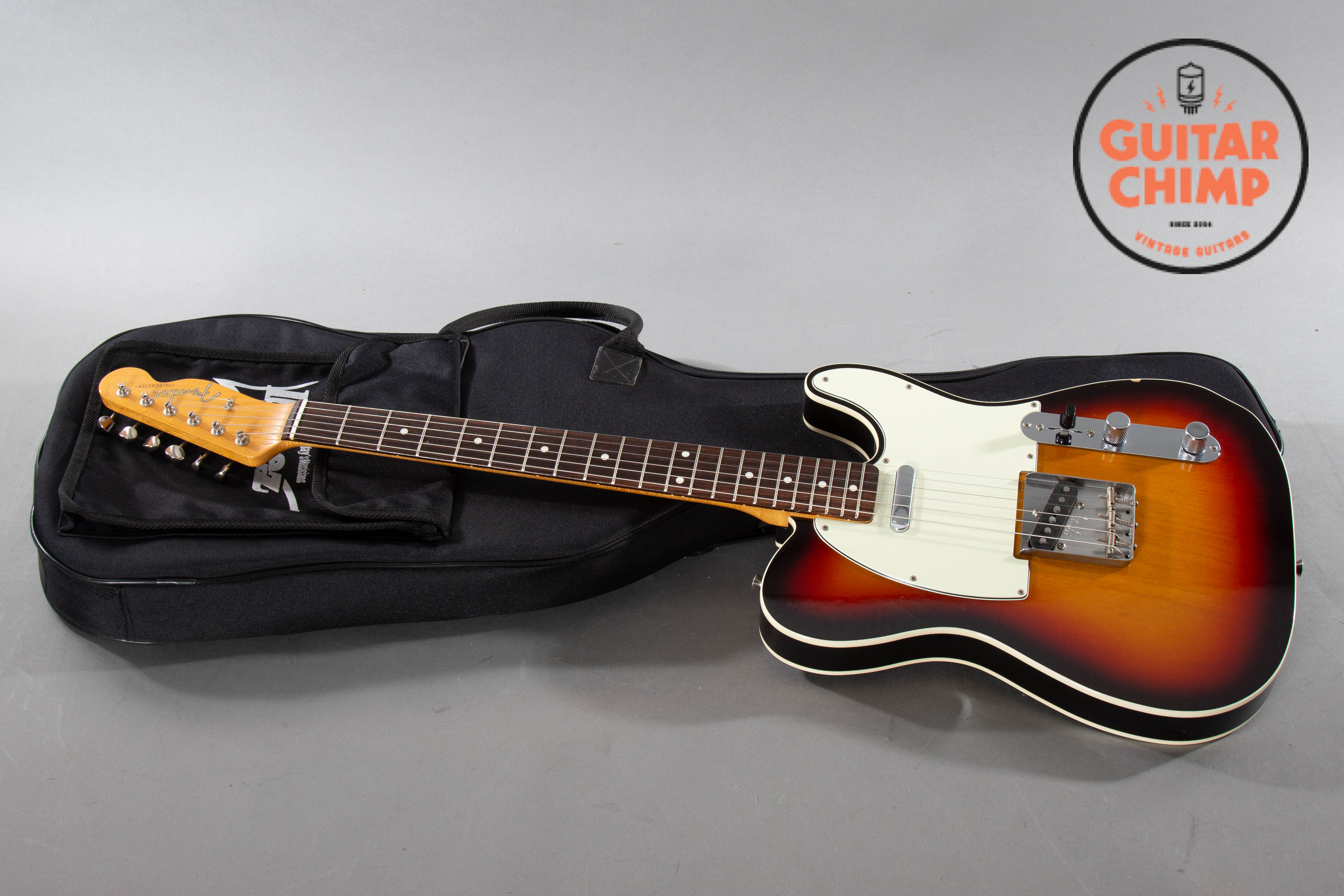 2004 Fender Japan TL62B-75TX ’62 Telecaster Custom 3-Tone Sunburst w/Texas  Special Pickups