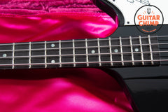 1997 Gibson Thunderbird IV Ebony Black OHSC Ebony Board