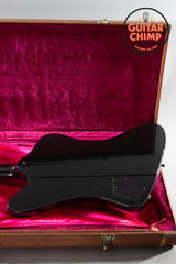 1997 Gibson Thunderbird IV Ebony Black OHSC Ebony Board