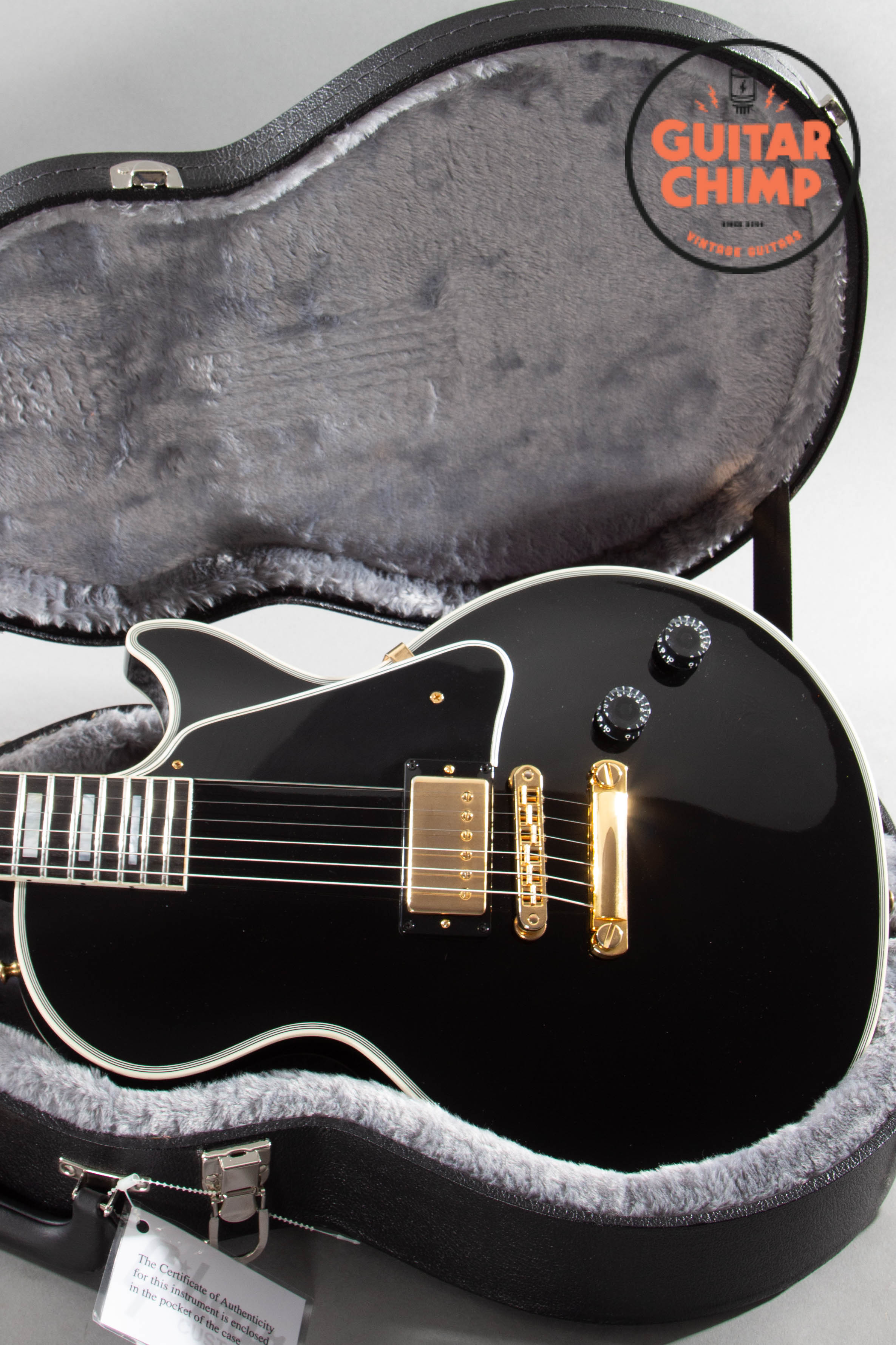 2022 Gibson Custom Shop Les Paul Custom Single Pickup Black Beauty
