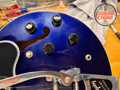 2023 Gibson Custom Shop ’59 ES-335 VOS Candy Apple Blue Bigsby OHSC COA
