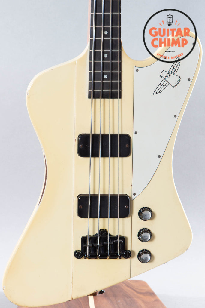 2001 Gibson Thunderbird Bass White