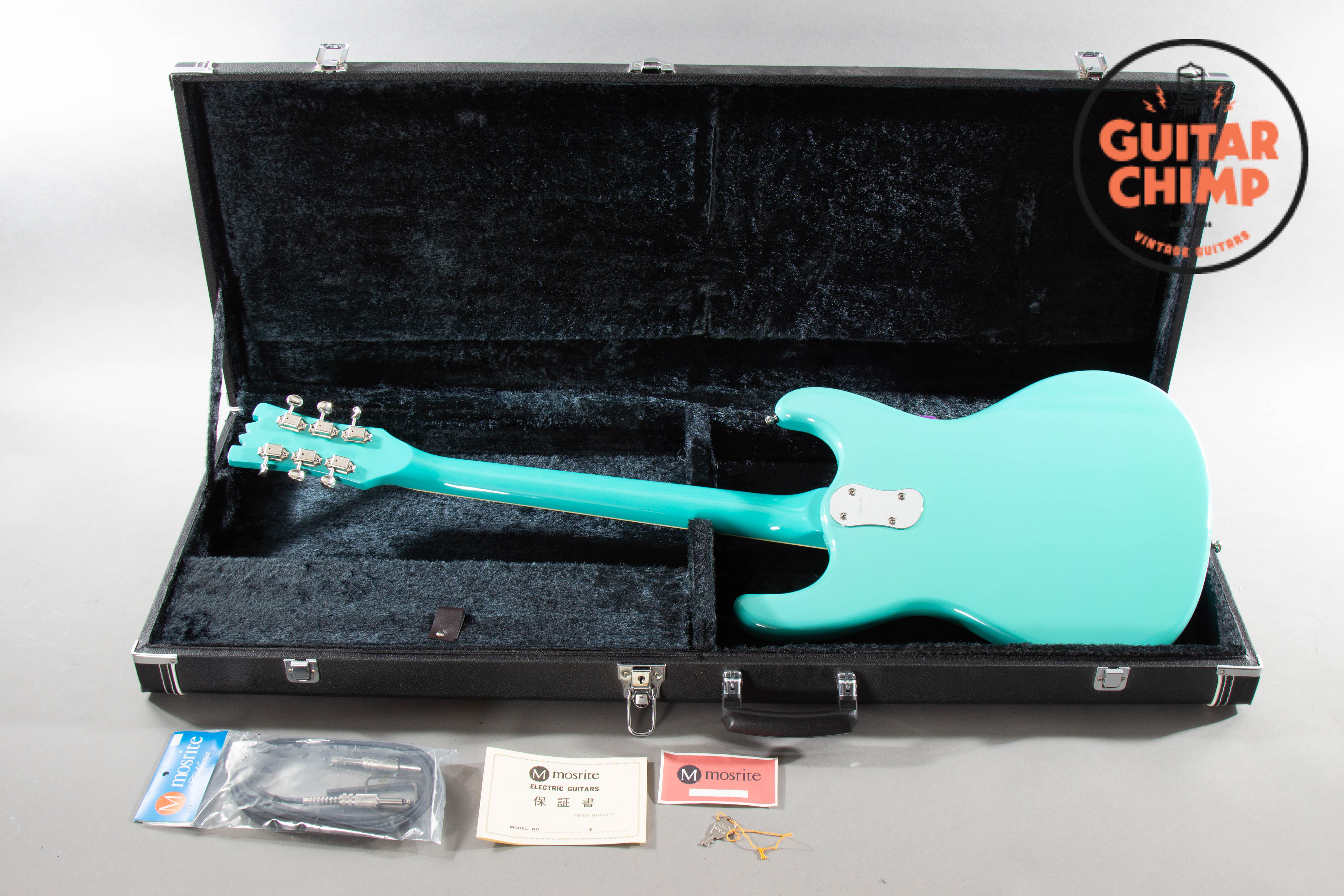 2000s Mosrite Ventures Model Super Custom '65 Surf Green OHSC