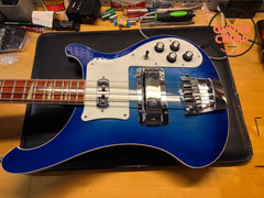2006 Rickenbacker 4003 Blueburst OHSC Rare Blue Burst Bass