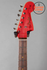 2022 Fender Limited Edition ’62 American Vintage “Think Skin” Jazzmaster Fiesta Red Matching Headstock