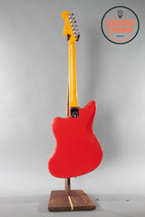 2022 Fender Limited Edition ’62 American Vintage “Think Skin” Jazzmaster Fiesta Red Matching Headstock