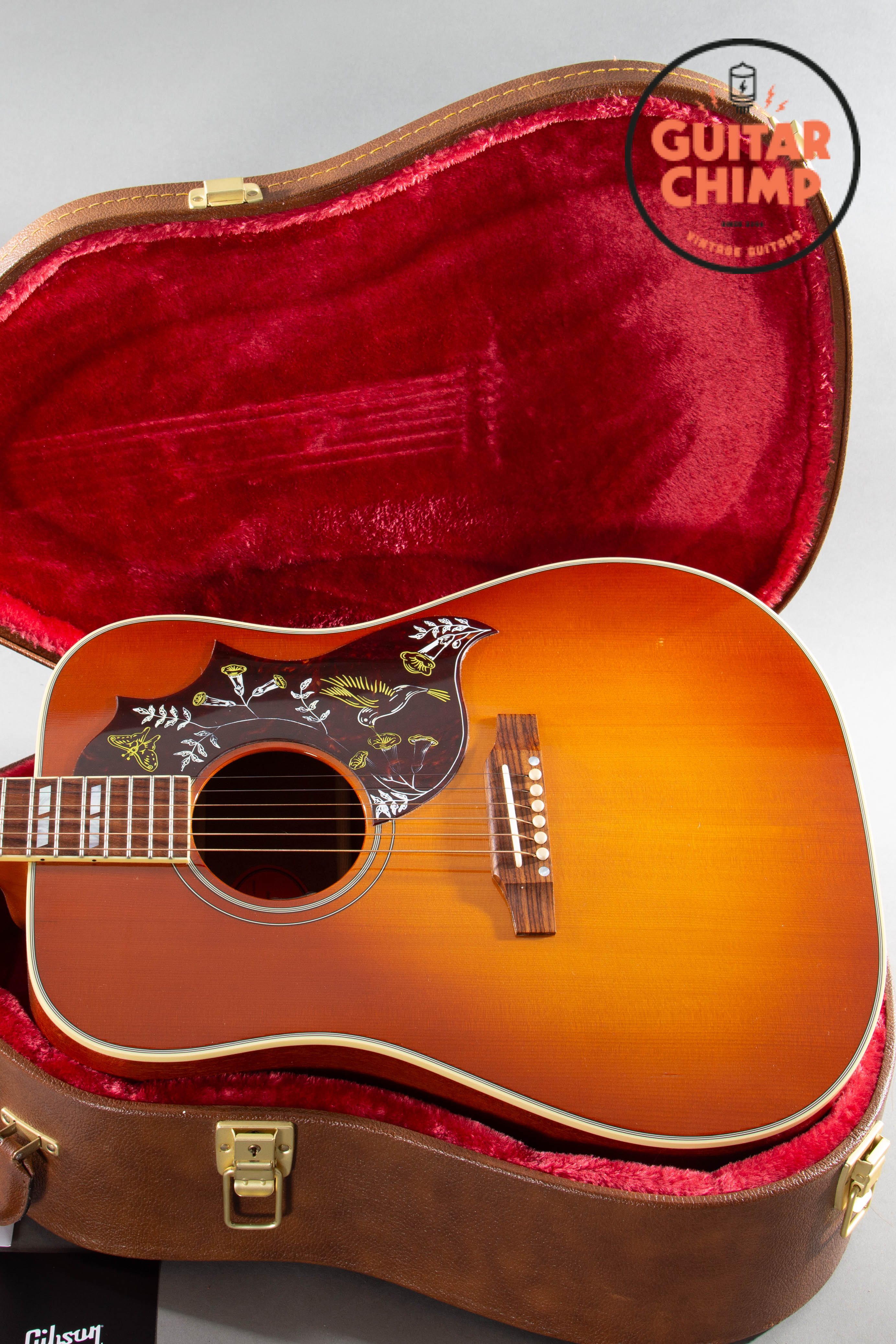 2024 Gibson Hummingbird Original Heritage Cherry Sunburst OHSC LR